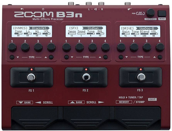 ZOOM B3n - Процессор эффектов для бас гитары