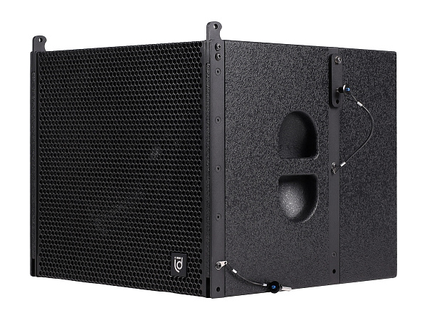 Сабвуфер Intrend [ILS-ATL-S15A] линейного массива Atlantic, активный, 15"НЧ, 30-250 Гц, SPL 126 дБ, 600 Вт RMS, пик 1200 Вт, 8 Ом. Цвет чёрный, корпус дерево. Подключение до 3х топов на саб.