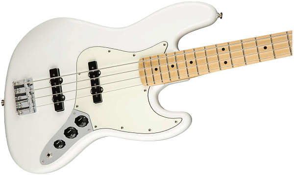 FENDER PLAYER JAZZ BASS MN PWT Бас-гитара, цвет белый
