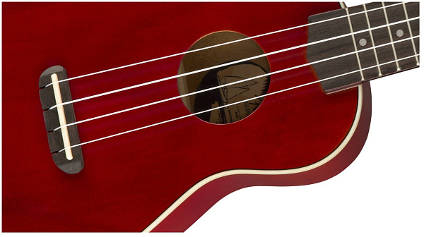 FENDER UKULELE VENICE CHERRY - Укулеле сопрано