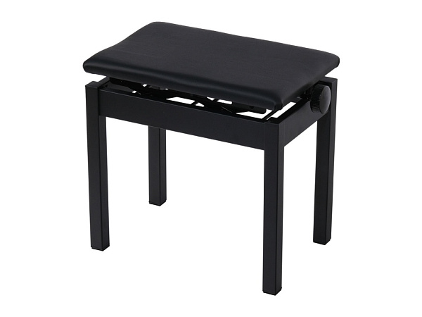 HY-TM41-SATIN-BLACK Банкетка, матовый черный, искусственная кожа, Rin
