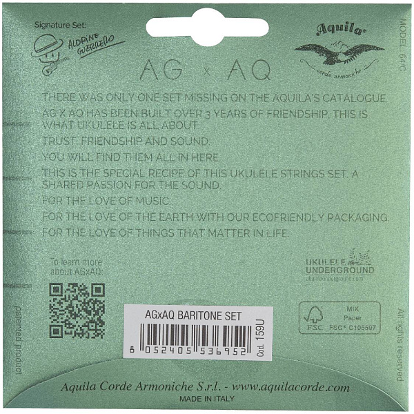 AQUILA 159U - Струны для укулеле баритон