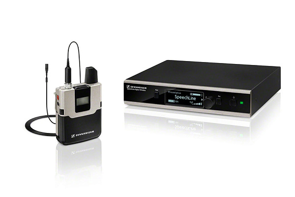 Беспроводная система SL DW [505886] Sennheiser [SL LAVALIER SET DW-3-EU R] с петличным микрофоном, инсталляционный вариант с рэковым креплением