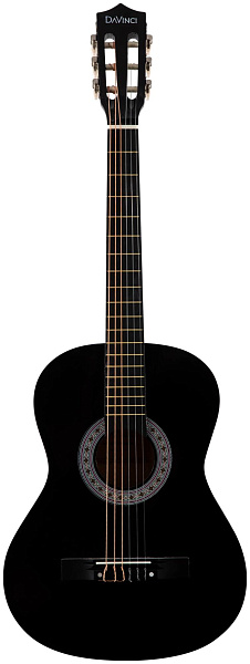 DAVINCI DC-50A BK - Гитара классическая 7/8