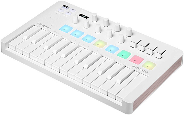 ARTURIA MiniLAB 3 Alpine White - MIDI-клавиатура