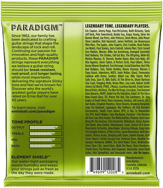 ERNIE BALL 2028 Paradigm Slinky Regular 10-56 - Струны для электрогитары 7-струнной