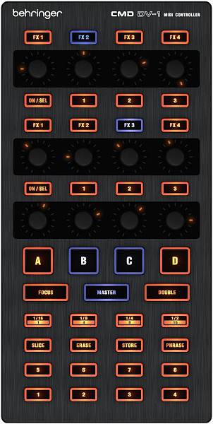BEHRINGER CMD DV-1 - DJ-контроллер