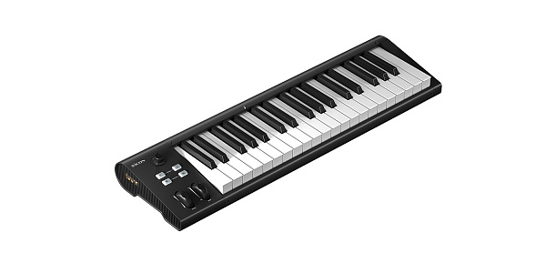 MIDI клавиатура [110105A2029] Icon [Artist 37] USB MIDI клавиатура, 37 полувзв. клавиш, колеса Pitch&Modulation, двухфунк. энкодер с 11-ти сегм. LED индикатором, 4 кнопки переключения октав и транспонирования, разъемы 2х1/4" TRS Jack, 2x USB-C