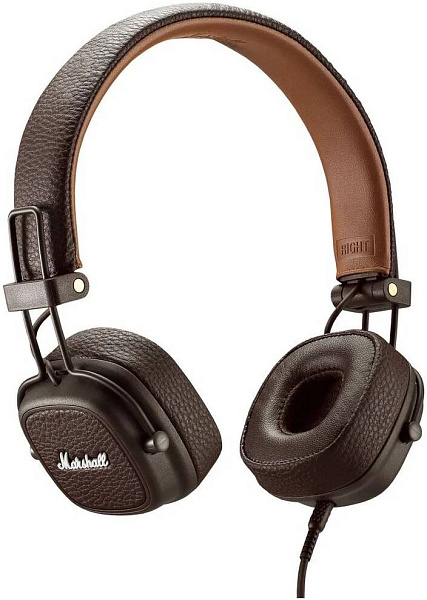 MARSHALL MAJOR III BROWN наушники закрытого типа, складные, цвет коричневый