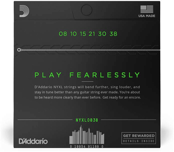 D'ADDARIO NYXL0838 - Струны для электрогитары