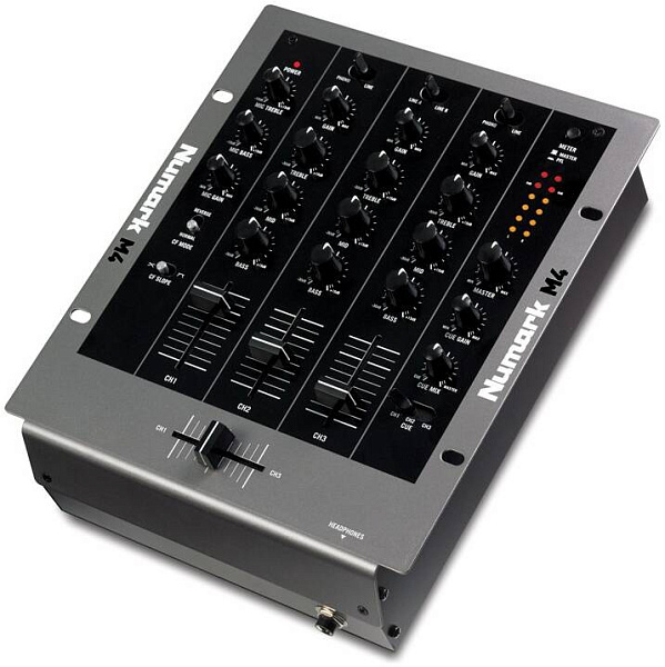 NUMARK M4, 3-канальный профессиональный 10' микшер входы: 2 phono/линейных,...