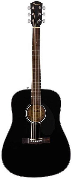 FENDER CD-60S Black WN - Гитара акустическая