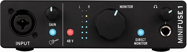 Arturia MiniFuse 1 Black - USB - Аудиоинтерфейс