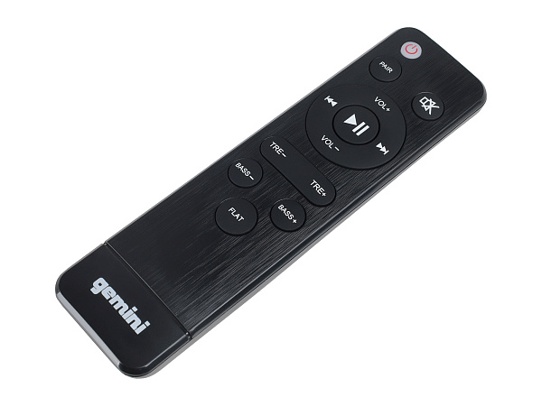 Акустическая система Gemini [GHSI-W525BT-PR-BLK] Активная + пассивная АС, 5.25" НЧ + 0.75" ВЧ, мощность RMS/Peak 60/150 Вт, АЧХ 45-20000 Гц, динамики: 5" НЧ, 1" ВЧ, IP44, BT, 3,5 мм AUX вход, 3,5 мм AUX выход, настенные крепления, пульт ДУ, цвет черный
