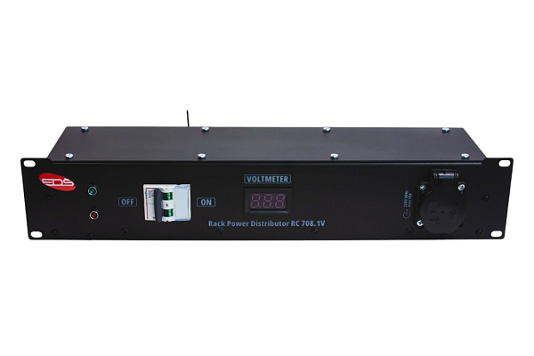 RC708.1V Дистрибьютор питания, рэковый, EDS