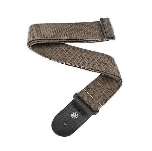 50CT02 Cotton Ремень для гитары, хлопок, хаки, Planet Waves