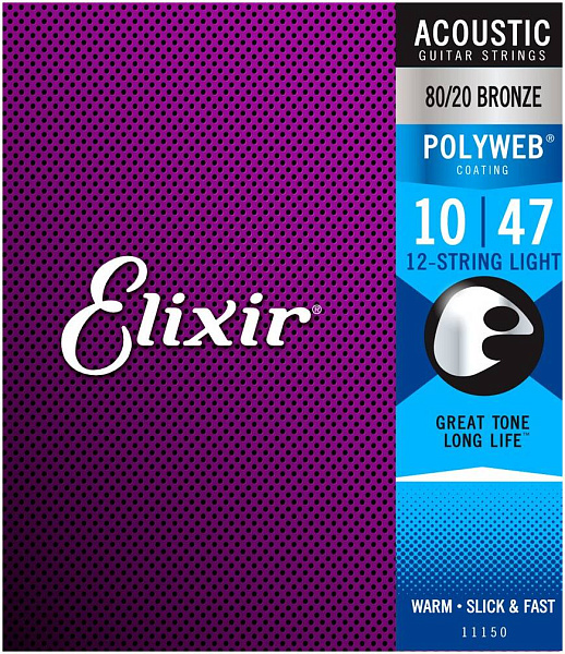 ELIXIR 11150 - Струны для акустической 12-струнной гитары