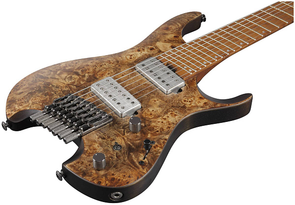 IBANEZ QX527PB-ABS безголовая электрогитара, 7 струн, HH, наклонные лады,...