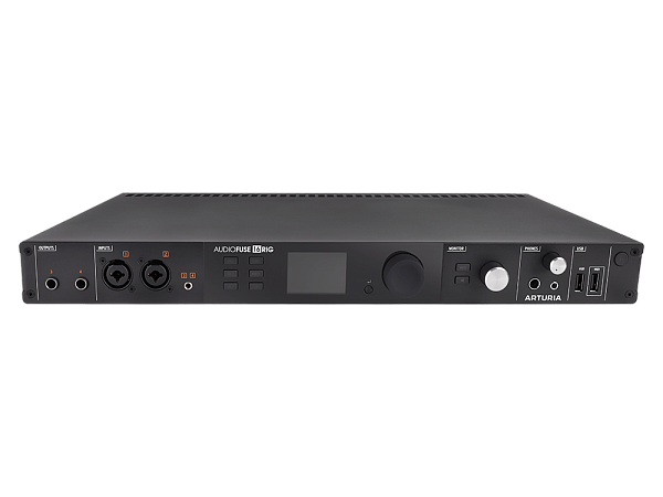 Аудиоинтерфейс USB [831001] Arturia [Audiofuse 16 Rig] 24бит/192кГц, 2 комбо входа XLR/1/4", 16 аналоговых входов, 10 аналоговых выходов, 2 выхода для наушников, 2 входа и 2 выхода ADAT, вход/выход Word Clock, MIDI (In/Out/Thru), 3 порта USB-A для подклю