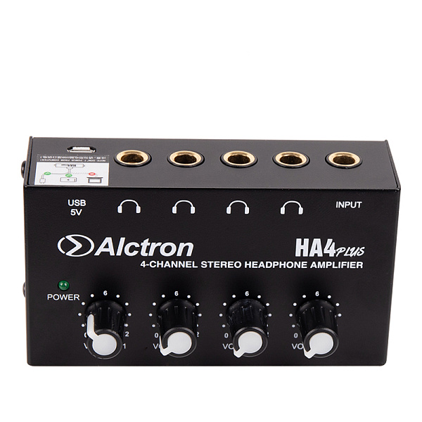 HA4PLUS Усилитель для наушников, 4 канала, Alctron