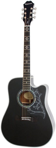 EPIPHONE Dave Navarro "Jane" Ebony - Гитара электроакустическая