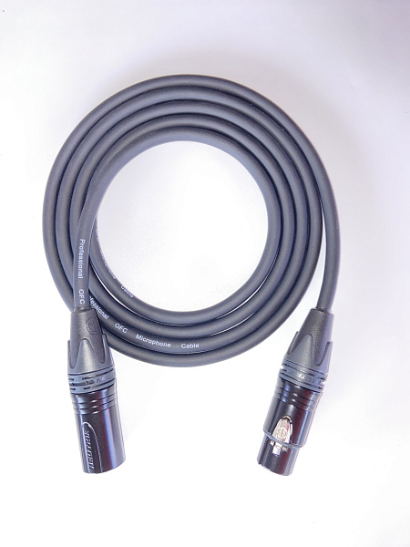 YES-MC001NE-1.8m Кабель микрофонный с разъёмами Neutrik, 1.8м, YES