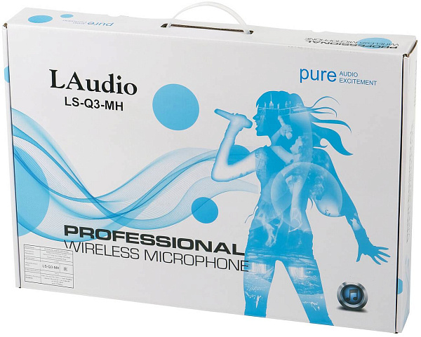 LAUDIO LS-Q3-MH Радиосистема с ручным и головным передатчиком, LAudio