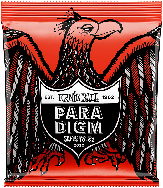 ERNIE BALL 2030 Paradigm Slinky Skinny Top Heavy Bottom 10-62 - Струны для электрогитары 7-струнной