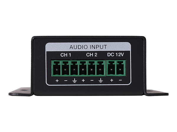 Конвертер Intrend [ITDAN-PT2] Аналог - Dante (передатчик), 2 аналоговых входа (6-pin phoenix, балансный/линейный), 1xRJ45(Dante)