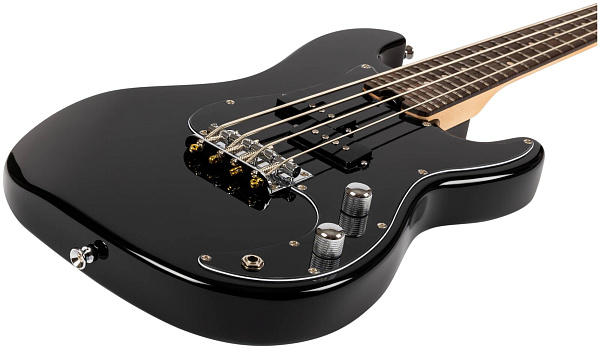 FLIGHT Mini Bass Lite BK - Бас-гитара уменьшенная