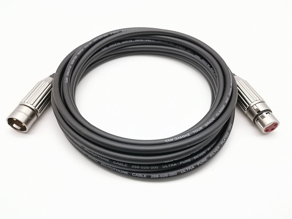 G2-XLR-M-F-0500-0 Кабель микрофонный XLR-M-F, 5м, ZZcable