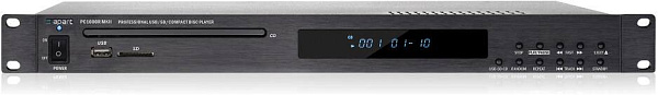 BIAMP PC1000RMKII - медиаплеер CD/MP3, SD и USB, RS232 управление, 1U,...