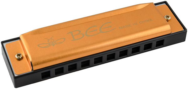 BEE DF10A-1 GOLD - Губная гармоника диатоническая