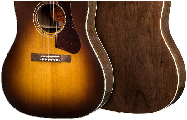 GIBSON 2018 J-45 WALNUT AG Walnut Burst - Гитара электроакустическая