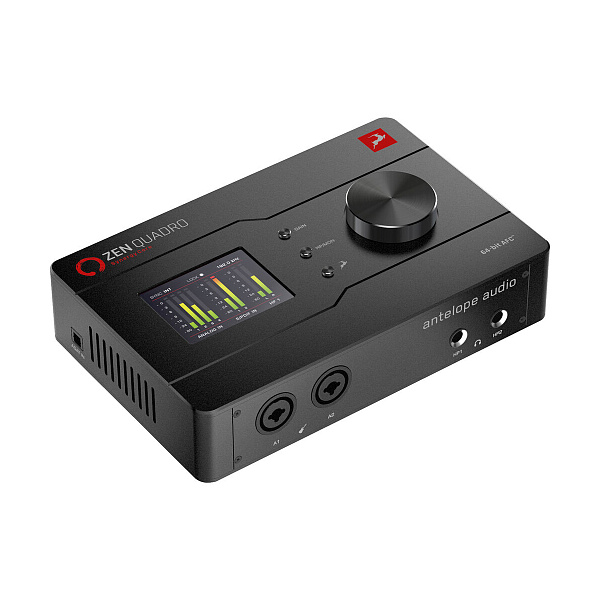 Аудиоинтерфейс Antelope Audio [Zen Quadro Synergy Core] 24 бит/192 кГц, 14x10, Отношение сигнал/шум: 110 дБ, ADAT для расширения входов/выходов, конвертеры с коэффициентом усиления до 130 дБ, два микрофонных предусилителя с 65 дБ усиления