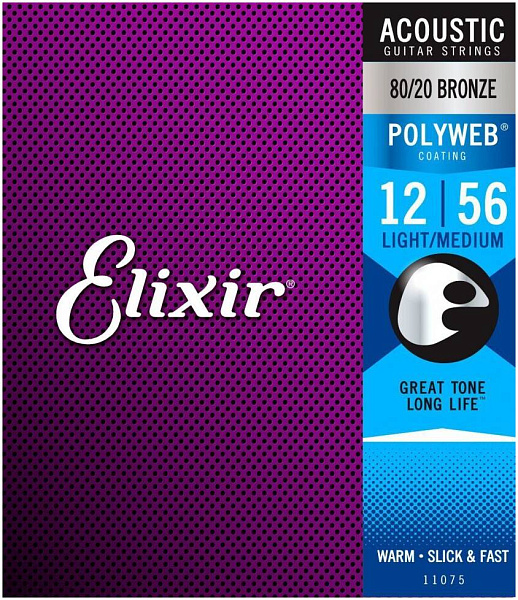 ELIXIR 11075 - Струны для акустической гитары