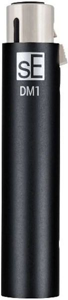 Микрофонный предусилитель sE Electronics [DM1 BK] 10 Гц - 120,000 Гц (- 0,3 дБ), гейн: 28 дБ (нагрузка 1 кОм), максимальный выходной уровень (0,5% THD): 8,3 дБВ (2,6 В), электрический импеданс: 135 Ом