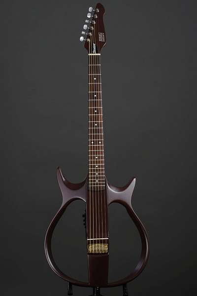 SG3CH23 SG3 Сайлент-гитара, темно-коричневая, MIG Guitars