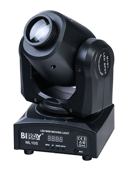 ML10S Моторизированная световая "голова" Mini Spot, LED 10Вт, Bi Ray
