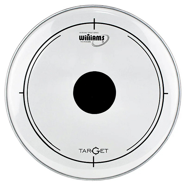 Двуслойный пластик WILLIAMS [DT2-7MIL-18] FT, 18", прозрачный с точкой, для напольного тома