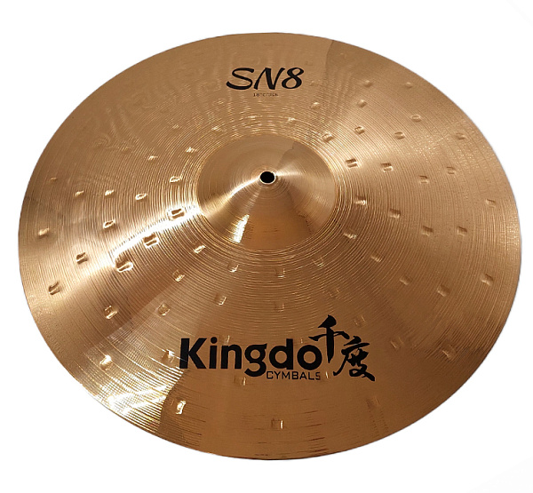 Комплект тарелок [SN8 SET 14"+16"+18"+20"] KINGDO [SN8 SET 14"+16"+18"+20"] Hi-Hat14", Crash16",Crash18",Ride20" полированные, сплав В8