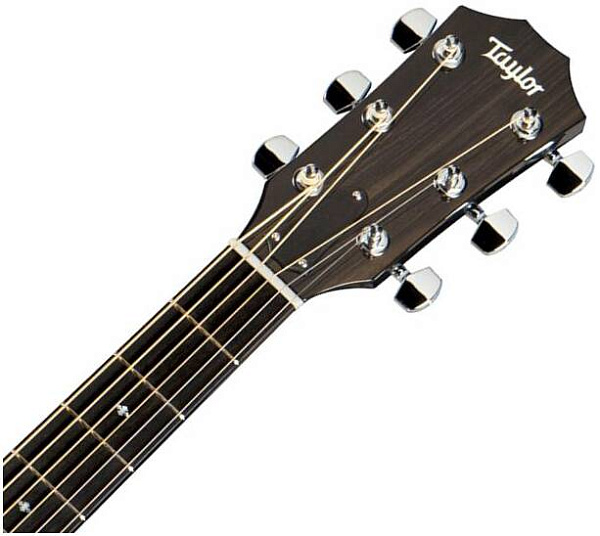 TAYLOR 214CE-BLK DLX электроакустическая гитара, цвет чёрный, в комплекте...