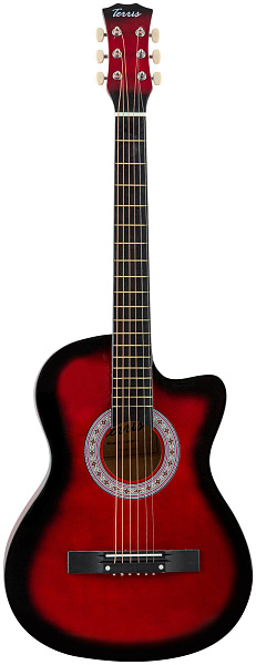 TERRIS TF-3802C RD - Гитара акустическая шестиструнная