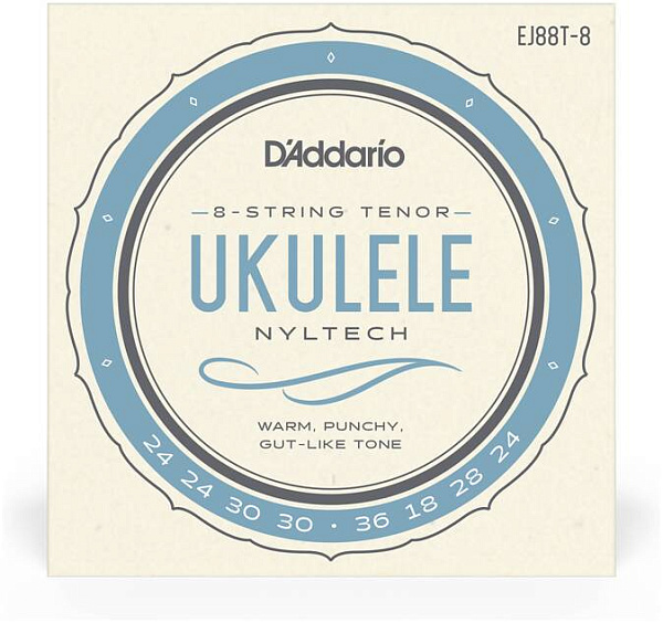 D'ADDARIO EJ88 T-8 - Струны для укулеле тенор 8 струн