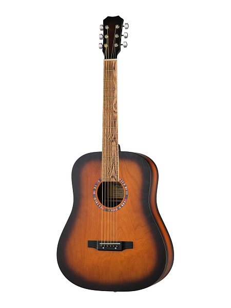 D-Sunburst Гитара акустическая, санберст, Кунгурская Акустика