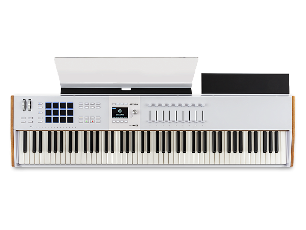 MIDI клавиатура [231641] Arturia [KeyLAB 88 MK3 White] 88 клавиш, полновзвешенная с velocity&aftertouch, молоточковая механика Fatar