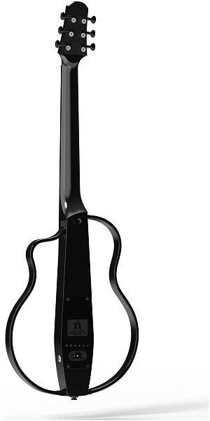 NATASHA NBSG Steel Black - Гитара электроакустическая сайлент смарт