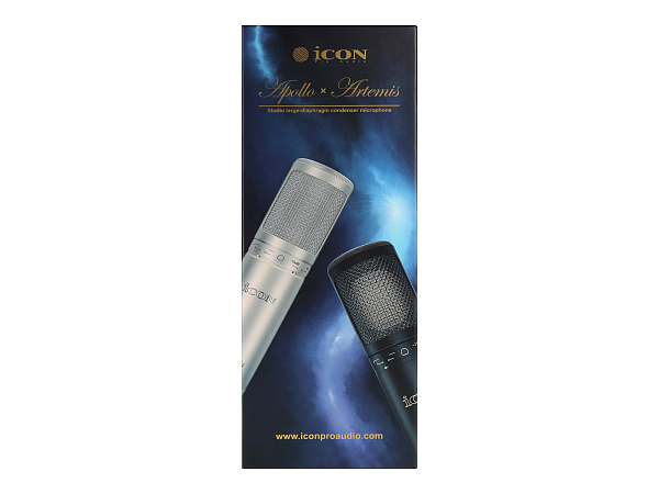 Микрофон конденсаторный Icon [Apollo LD-1] с большой диафрагмой, 20 Гц – 18 кГц, 126 дБ, +48 В