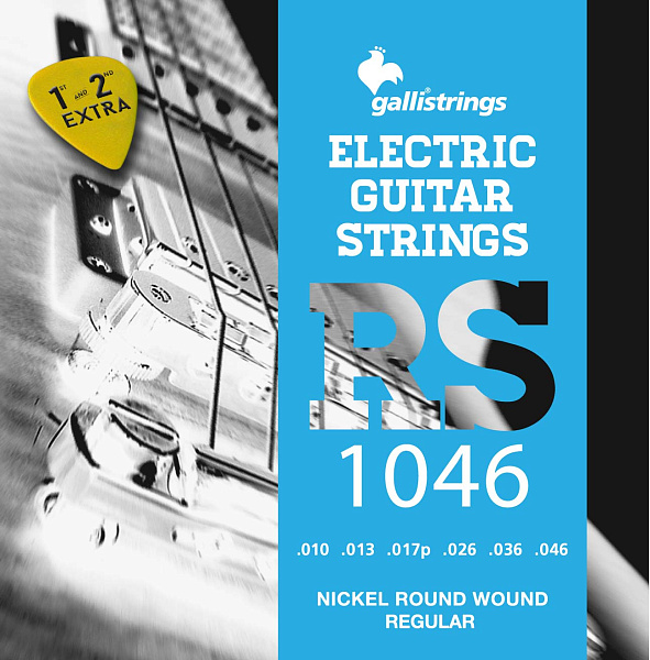 Комплект струн GALLI STRINGS [RS1046] для 6-струнной электрогитары
