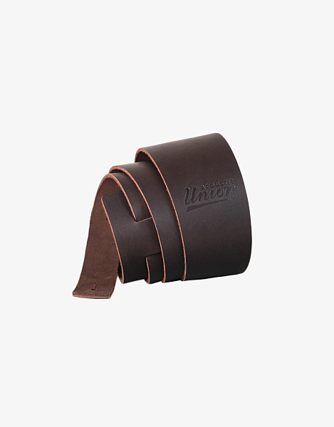  Acoustic Union Leather Classic 75, Brown - Ремень для гитары кожаный